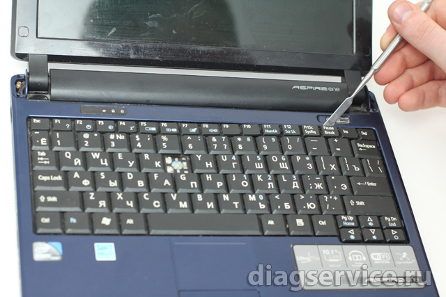 замена кулера ноутбука Acer  Aspire One KAV60